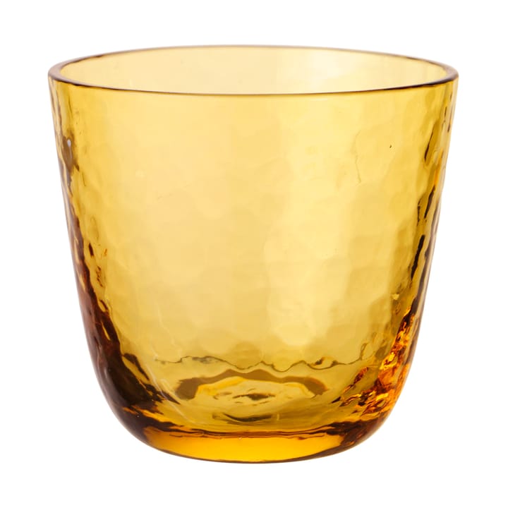 Hammered tumbler 15 cl - Amber - Broste Copenhagen