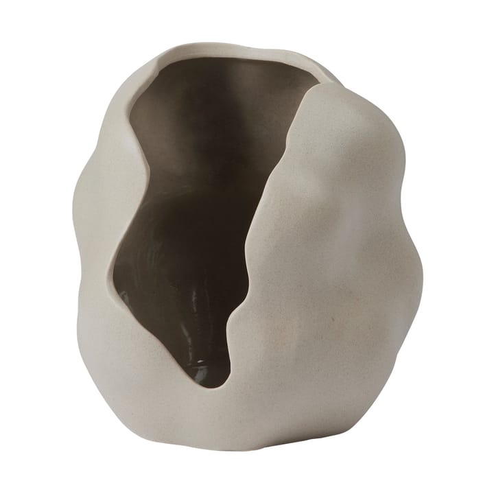 Hekla tealight holder Ø16 cm, Dove grey Broste Copenhagen