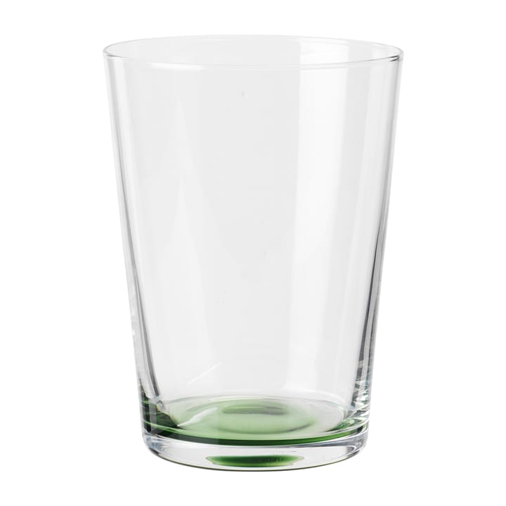 Hue drinking glass 30 cl, Clear-olive green Broste Copenhagen