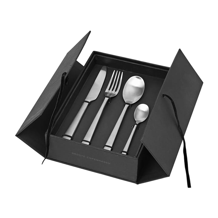 Hune cutlery 16 pcs, Brushed satin Broste Copenhagen