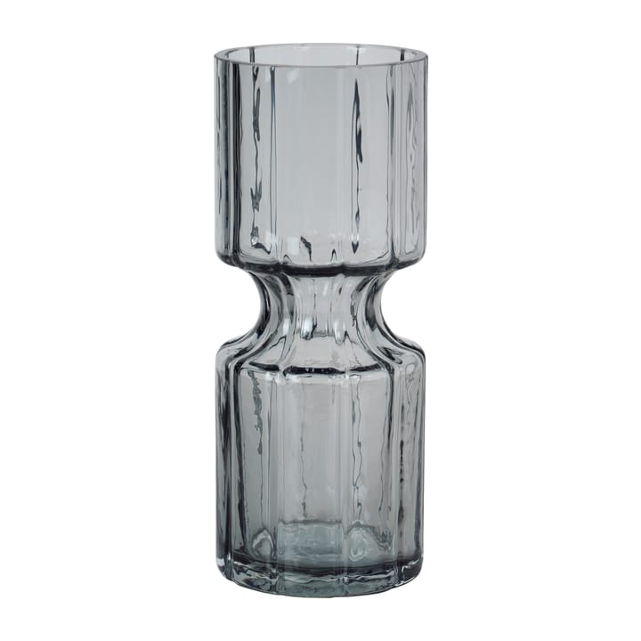 Hyacint glass vase 20 cm, Smoked Pearl Dark Grey Broste Copenhagen