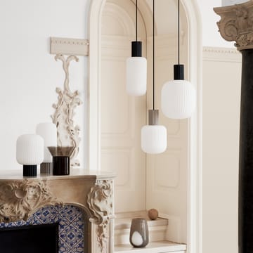 Lolly pendant lamp - black and white-Ø27 cm - Broste Copenhagen