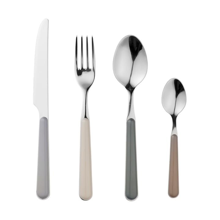 Marstal cutlery set 8 pieces, Grey tones Broste Copenhagen