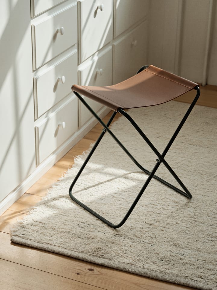 Nola stool leather, Forest green Broste Copenhagen