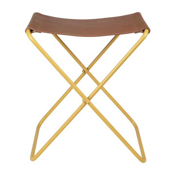 Nola stool leather - Harvest gold - Broste Copenhagen