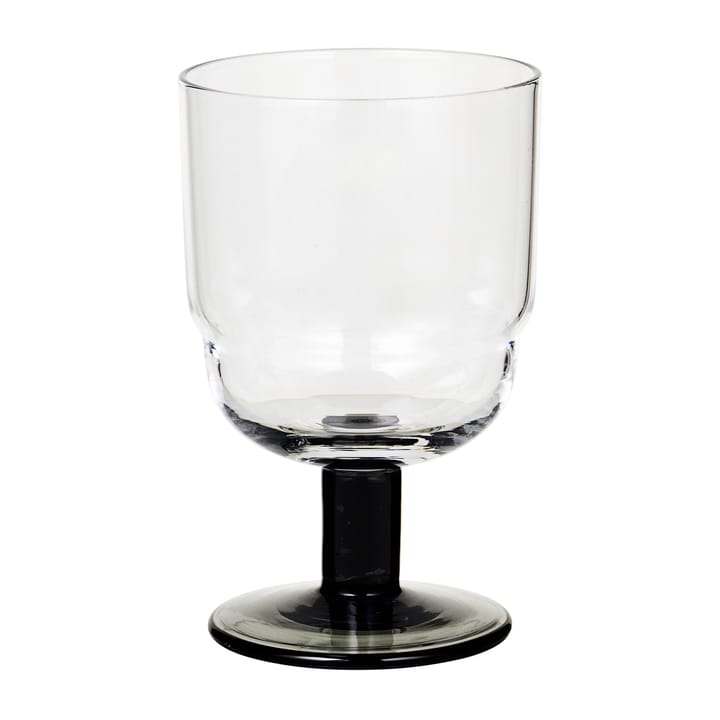 Nordic Bistro white wine glass 20 cl, Clear-smoke stem Broste Copenhagen