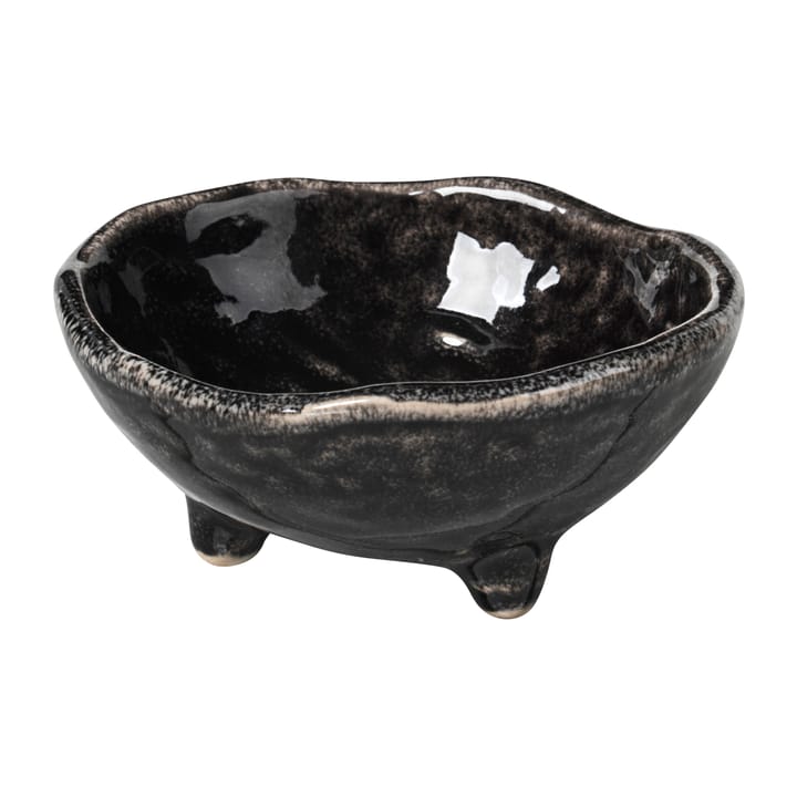 Nordic Coal bowl on foot, Ø8.5 cm Broste Copenhagen