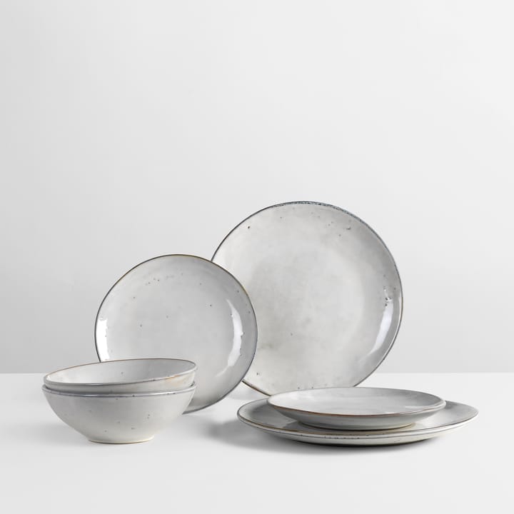 Nordic Sand dinner set for two, 6 pieces Broste Copenhagen