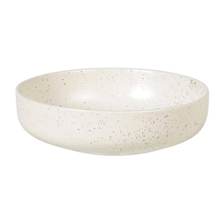 Nordic Vanilla bowl low Ø17 cm - Cream with grains - Broste Copenhagen