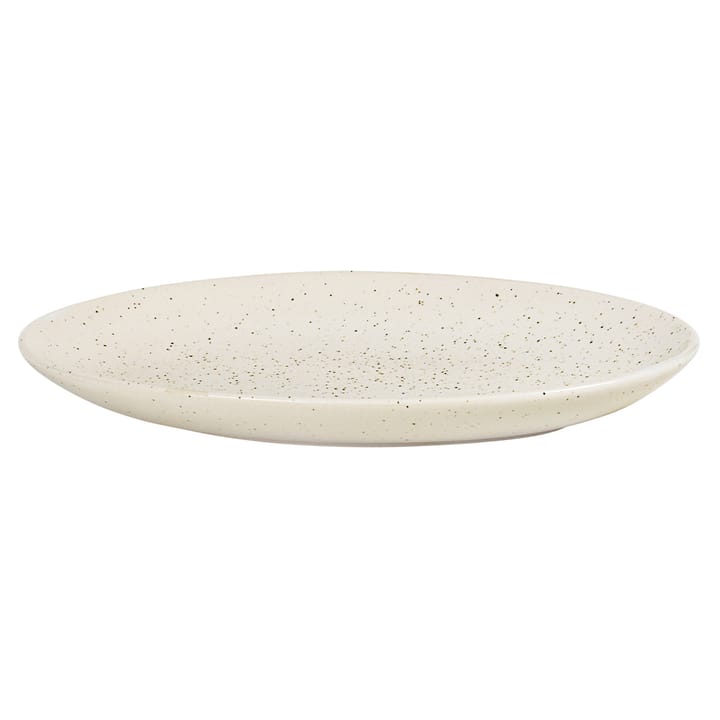 Nordic Vanilla saucer oval 22 cm, Cream with grains Broste Copenhagen