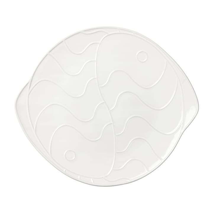 Pesce saucer 30x34.6 cm, Transparent white Broste Copenhagen