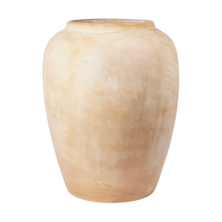 Ray floor vase Ø50 cm - Antique beige - Broste Copenhagen