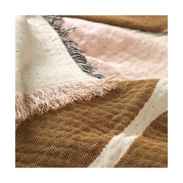 Rosita throw 130x180 cm - Golden brown-mauve pink - Broste Copenhagen