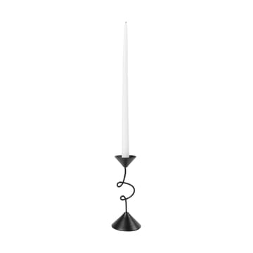 Selma candle holder 19.5 cm - Black - Broste Copenhagen