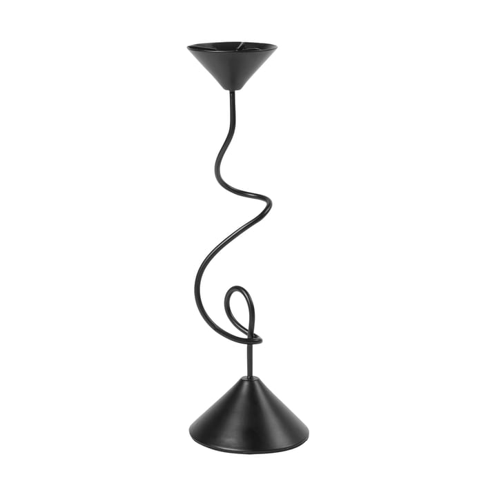 Selma candle holder 26.5 cm, Black Broste Copenhagen