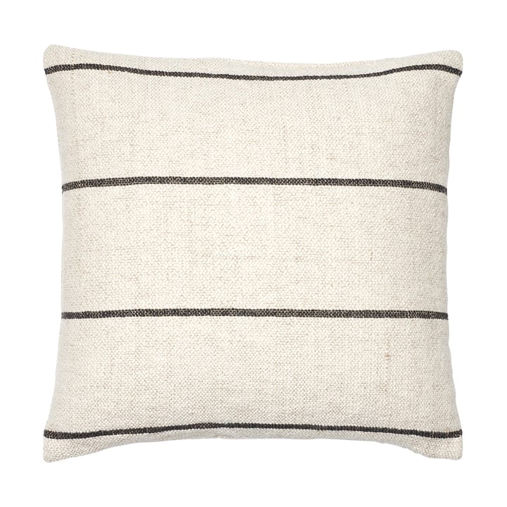 Sigrid cushion cover 50x50 cm, Light beige-black Broste Copenhagen