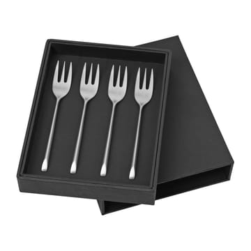 Sletten cake fork 4-pack - Full satin forged - Broste Copenhagen