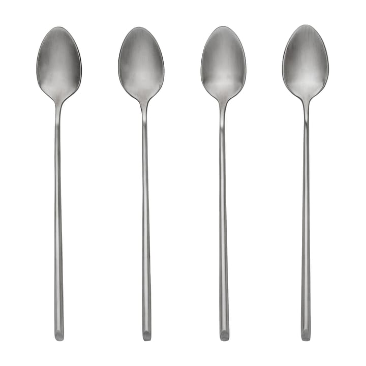 Sletten spoon long 4-pack - Full satin forged - Broste Copenhagen