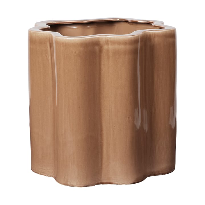 Sonja flower pot H:36 cm - Brown - Broste Copenhagen