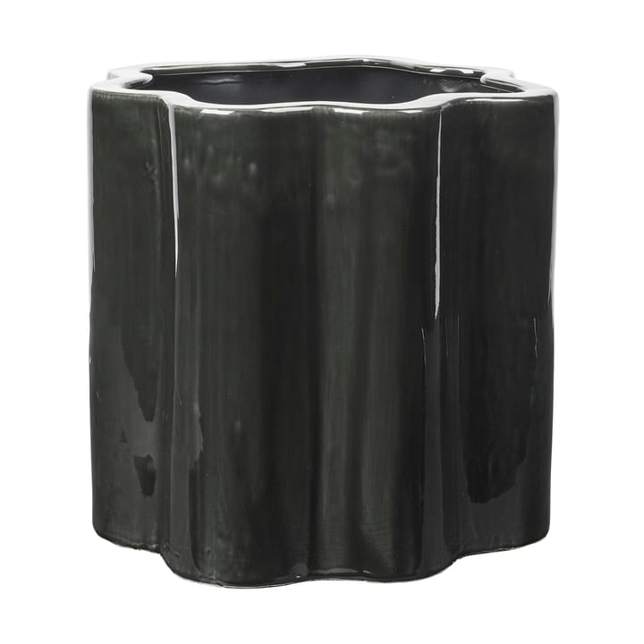 Sonja flower pot H:36 cm, Dark green Broste Copenhagen