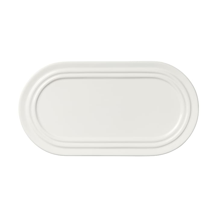 Stevns oval plate 27.5 cm, Chalk white Broste Copenhagen