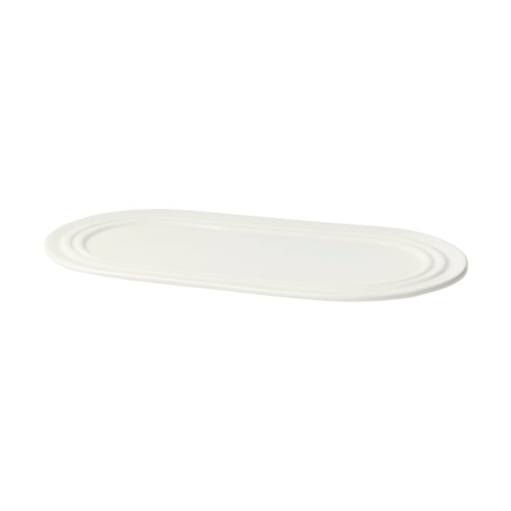 Stevns oval plate 27.5 cm, Chalk white Broste Copenhagen