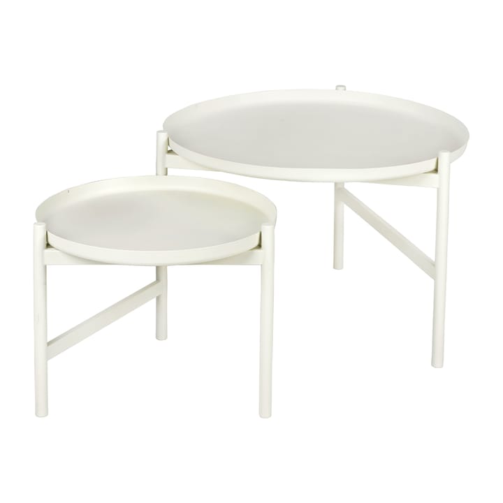 Turner table side table Ø70 cm - White - Broste Copenhagen