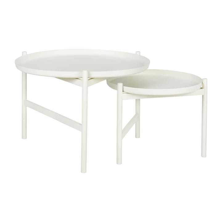 Turner table side table Ø70 cm, White Broste Copenhagen