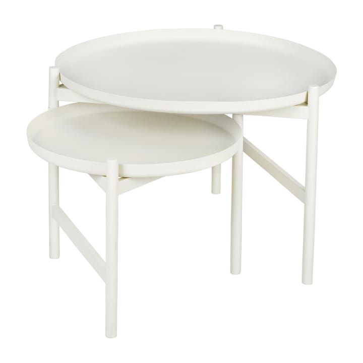 Turner table side table Ø70 cm, White Broste Copenhagen