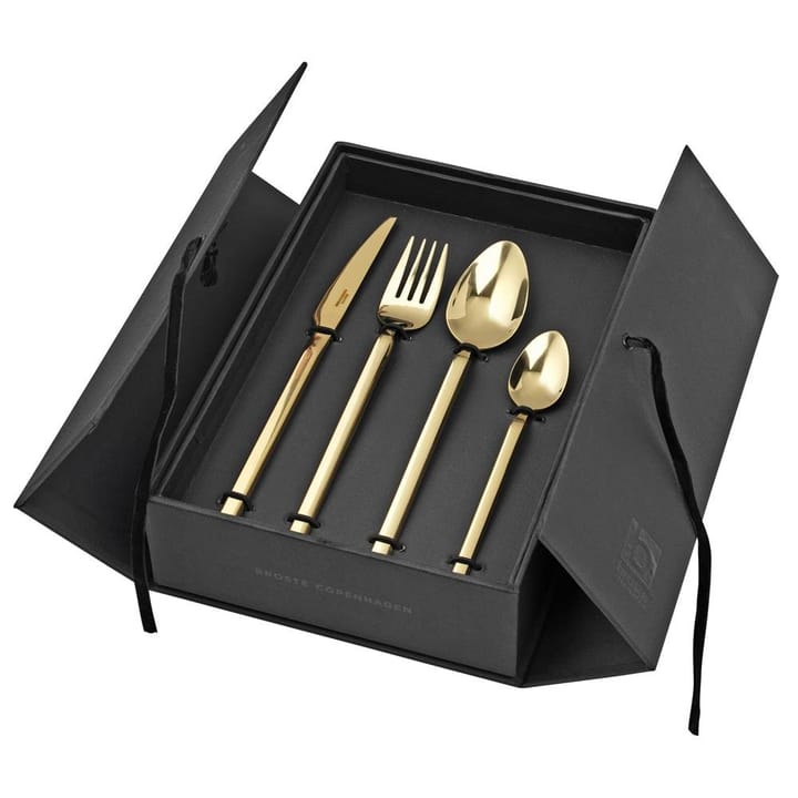 Tvis cutlery set 16 pieces, gold Broste Copenhagen