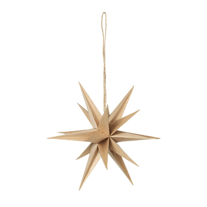 Venus wooden star  Ø20 cm, Natural Broste Copenhagen