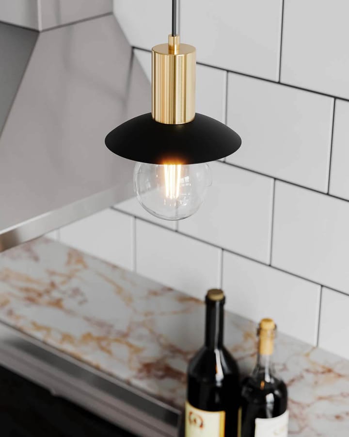 Quinn ceiling pendant lamp, Matte black By Rydéns