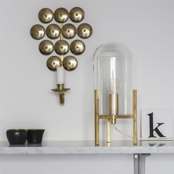 Smokey table lamp - gold clear - By Rydéns