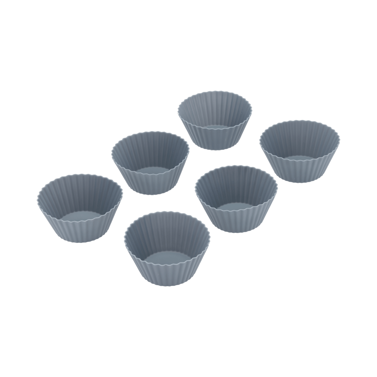 By Tareq Taylor Pecan muffin mold 6 pcs 7x3.2 cm Indigo