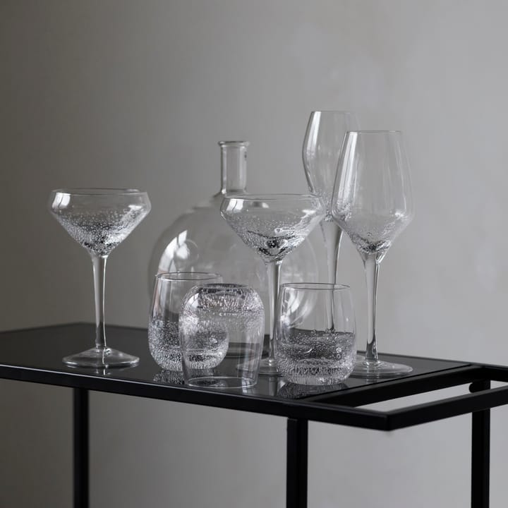 Bubbles water glass 36cl, Clear Byon