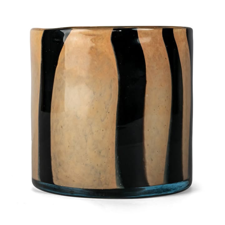 Calore lantern-vase M Ø15 cm, Black-beige Byon