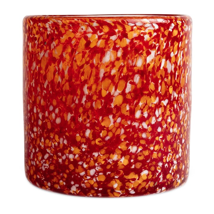 Calore tealight holder M 15 cm, Red-orange Byon