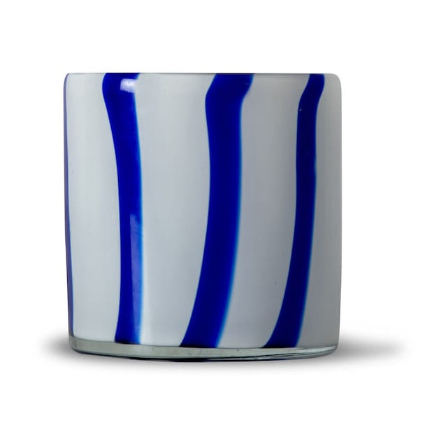 Calore tealight holder XS 10 cm, Blue-white Byon