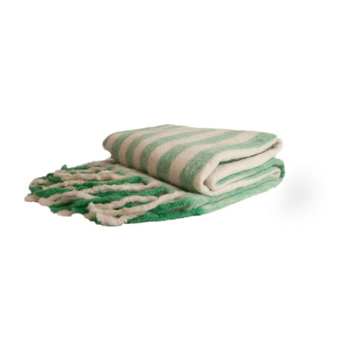 Edien blanket 125x150 cm, Green-white Byon