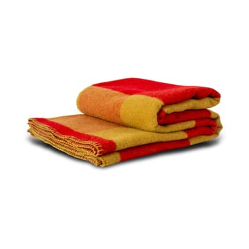 Embrace blanket 130x200 cm - Red-yellow - Byon