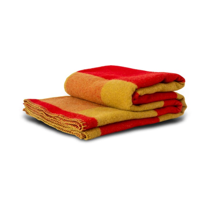 Embrace blanket 130x200 cm, Red-yellow Byon