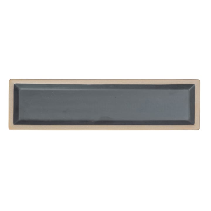 Fumiko plate 11.5x43 cm, Beige-black Byon