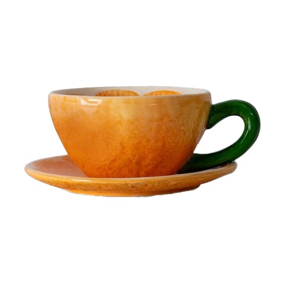 Mandarie cup with saucer 25 cl - Orange - Byon