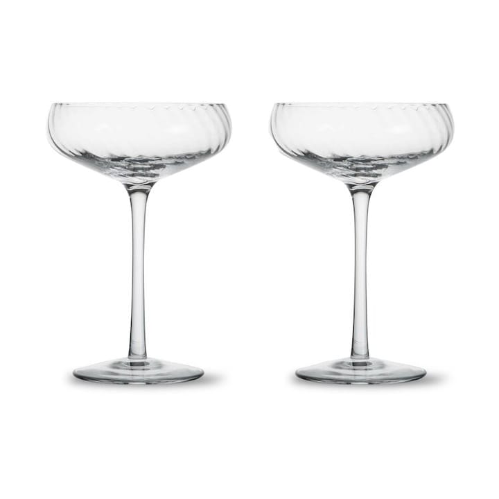 Opacity champagne coupe 30 cl 2-pack, Clear Byon