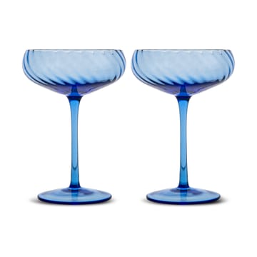 Opacity champagne coupe 300 ml 2-pack - Blue - Byon