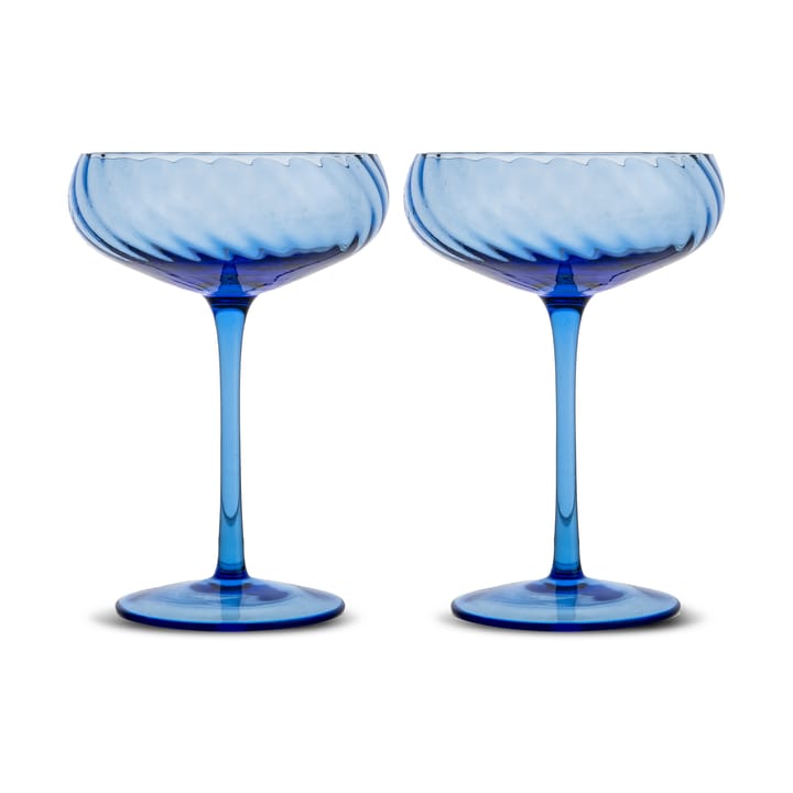 Opacity champagne coupe 300 ml 2-pack - Blue - Byon