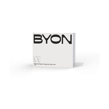 Opacity high ball glass 43 cl 2-pack - Clear - Byon