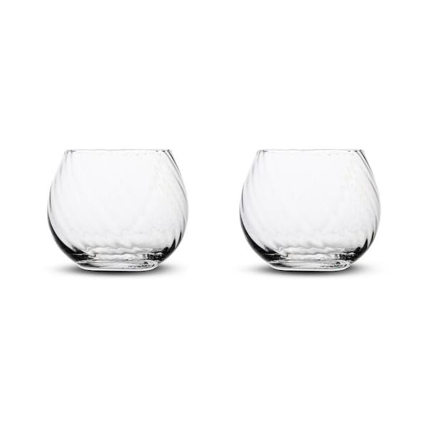 Opacity water glass 22 cl 2-pack, Clear Byon