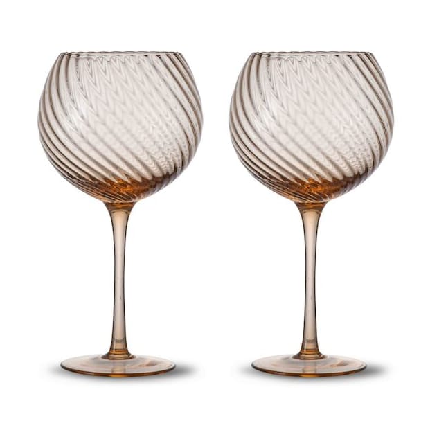 Opacity wine glasses 47 cl 2-pack - Peach - Byon