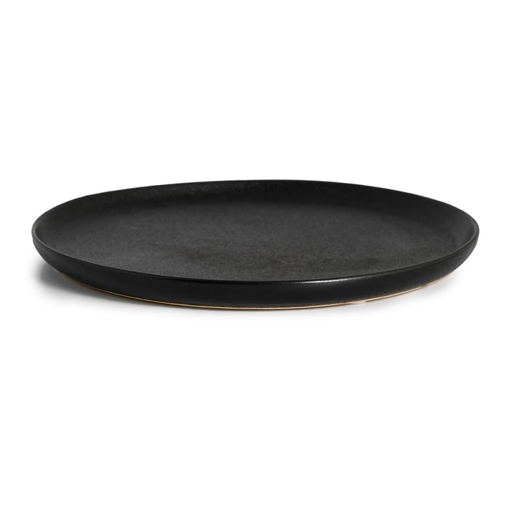 Raw Black plate Ø 20 cm, Black Byon